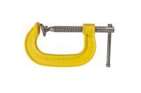 Струбцина G-образная, 75 мм / 3", чугун, оксидированный винт, hanskonner