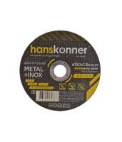 Диск отрезной по металлу 150х1,6х22,23 Hanskonner