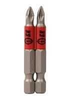 Биты PZ1x50мм, сталь S2, 2шт, БОЕКОМПЛЕКТ