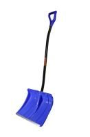 Лопата снегоуборочная 50х37 см, морозостойкий пластик, алюминевый черенок  Sturm