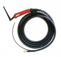 Горелка TIG 9F 110A (35%), M12x1, 8m, гибкая-с упр. разъёмами 2-3-5pin, Aurora