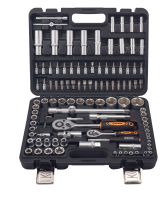 Набор инструментов, 1/2", 1/4", в кейсе 108 предм Вихрь