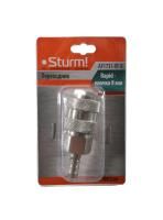 Пневмофитинг елочка 8 мм на рапид (мама)  Sturm