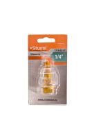 Лубрикатор-мини (масленка) для пневмоинструмента папа/мама 1/4"  Sturm 1710-02-01