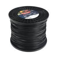 Леска Sawline D 3,0 мм L 400 м (квадрат, пилообразный профиль, черная), Patriot