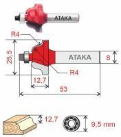 Фреза Атака 411255 кромочная калевочная