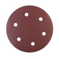 Круг шлифовальный на липучке (225мм, Р240, 6 отв), PATRIOT