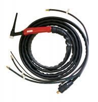 Горелка TIG 18 320A (100%), Trak-50MMQ, газ-б/р, вода б/р, с упр. разъёмами 2-3-5pin, 4m, Aurora