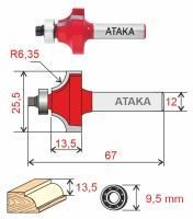 Фреза Атака 602255 кромочная калевочная