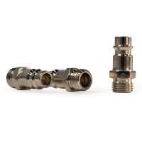 Штуцер папа с наружной резьбой 1/4М, никелированная сталь, 50шт, Aurora