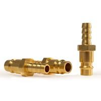 Штуцер профессиональный папа ёлка d.8мм M, латунь, 25шт, Aurora