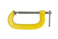 Струбцина G-образная, 150 мм / 6", чугун, оксидированный винт, hanskonner