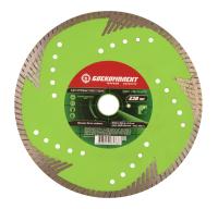 Алмазный диск 230x25,4x22,23 ТУРБО ГЛУБИНА, сухой рез, БОЕКОМПЛЕКТ