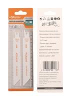 Полотно для сабельной пилы МЕТАЛЛ 2шт 150/1мм (тонк лист/труб/проф)  Sturm