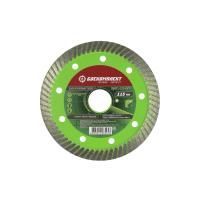 Алмазный диск 115x22,23 ТУРБО, сухой рез, БОЕКОМПЛЕКТ