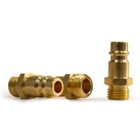 Штуцер профессиональный папа с наружной резьбой 1/4М, латунь, 25шт, Aurora