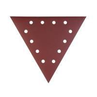 Треугольник шлифовальный на липучке (285мм, Р180, 12 отв), PATRIOT