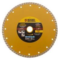 Диск алмазный, отрезной Turbo, 230 х 22.2 мм, сухая резка Denzel