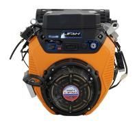 Двигатель Lifan LF2V80F-A, вал ?25мм, катушка 3 Ампера датчик давл./м,  м/радиатор, счетчик моточасов
