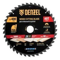 Пильный диск по дереву ф400 х 50 мм, 40 зубьев Denzel