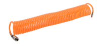 Шланг воздушный спиральный для компрессора 10 метров Вихрь