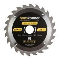 Пильный диск по дереву ArmorPiercing 200x32/30мм, 24 зуба, Hanskonner