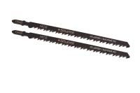 Пилки для лобзика по дереву T344D, 2 шт, 152х126мм, шаг зуба 4мм, быстрый рез, HCS,  Sturm