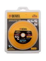 Диск алмазный, отрезной сплошной, 180 х 22.2 мм, мокрая резка Denzel