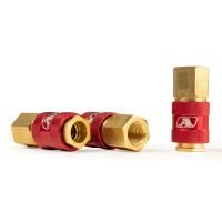 Штуцер профессиональный мама с внутренней резьбой 1/4F, латунь, 25шт, Aurora