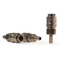 Штуцер мама ёлка d.9мм F, никелированная сталь, 50шт, Aurora