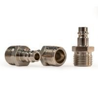 Штуцер папа с наружной резьбой 1/2M, никелированная сталь, 50шт, Aurora