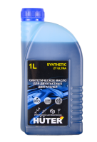 Масло 2Т ULTRA синтетическое для двухтактных двигателей, для техники Huter, 1л
