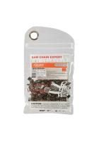 Цепь 64 звена, паз 0,058", шаг 0,325", КРУГЛ.ХРОМИРОВАННЫЙ, КАЛЕНЫЙ зуб,  Sturm