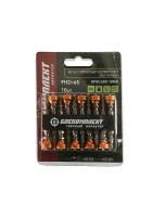 Биты PH2x65мм, со съемным магнитным держ., сталь S2, 10шт, БОЕКОМПЛЕКТ