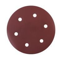 Круг шлифовальный на липучке (225мм, Р400, 6 отв), PATRIOT