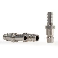 Штуцер папа ёлка d.9мм M, никелированная сталь, 50шт, Aurora