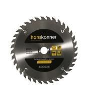 Пильный диск по дереву 190x20/16мм, 36 зубьев, Hanskonner