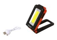 Фонарь-прожектор 300лм, аккумуляторный, COB+XPE светодиоды, 4 магнита,  Sturm