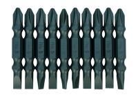 Биты PH2хSL5х50мм, сталь Crv, С МАГНИТН. НАКОНЕЧНИКОМ,10 шт. В пластик.кейсе  Sturm