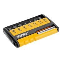 Набор бит с магнитным держателем Denzel S2, 8 шт 