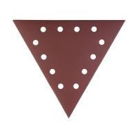 Треугольник шлифовальный на липучке (285мм, Р400, 12 отв), PATRIOT