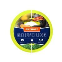 Леска Roundline D 3,0 мм L 15 м (круглая, желтая), Patriot