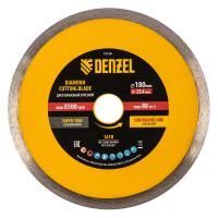Диск алмазный сплошной, супертонкий Denzel 180 х 25,4 мм