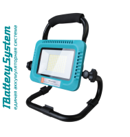 Фонарь-прожектор, 50W, 5000лм, 1BatterySystem, БЕЗ АКБ и ЗУ,  Sturm