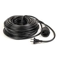 Удлинитель силовой QUATTRO ELEMENTI УХ10-101 - 30 м, провод ПВС 2х1,0 мм2, 1 литая роз.