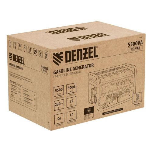Генератор бензиновый Denzel PS 55 EA-Tehinstrument