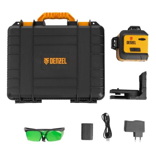 Лазерный уровень мультипризм. Denzel LXI 360-3 Green-Tehinstrument