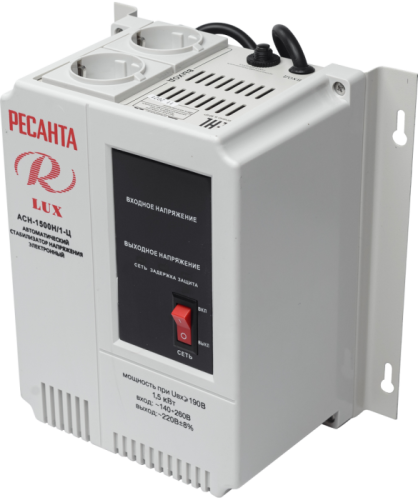 Стабилизатор напряжения серии LUX РЕСАНТА АСН-1500Н/1-Ц-Tehinstrument