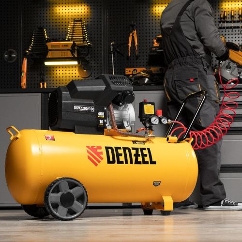Компрессор воздушный Denzel DKV2200/100, Х-PRO-Tehinstrument