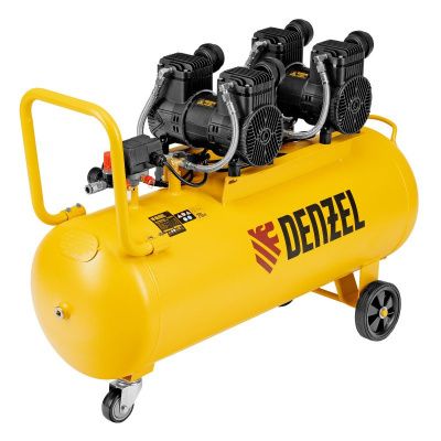 Малошумный безмасляный компрессор Denzel DLP-3000/100-Tehinstrument